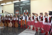 Zespół bandurzystek z Ukrainy i zespół taneczny z LO w Łochowie (galeria: 6)