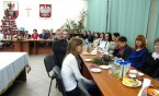Spotkanie wigilijne w Starostwie Powiatowym w Węgrowie