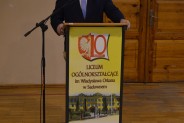 Wystąpienie Dyrektora Zespołu Szkół Ponadgimnazjalnych w Sadownem Sławomira Ryszawy. (galeria: 22)