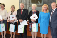 Delegacja ze Stowarzyszenia Rozwoju i Promocji Wsi Międzyleś otrzymała podziękowania za reprezentowanie Powiatu Węgrowskiego podczas Dożynek Województwa Mazowieckiego (galeria: 7)