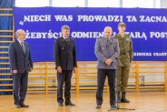 Wystąpienie Komendanta Powiatowego Policji w Węgrowie mł. insp. Andrzeja Styrczuli (galeria: 8)