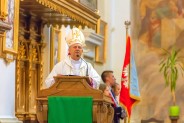 Homilia Ks. Biskupa Tadeusza Pikusa podczas mszy św. w intencji Policji (galeria: 2)