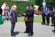 Starosta Węgrowski Krzysztof Fedorczyk wręczył dyplomy i wyróżnienia dla lauratów konkursu „Strażak Roku Powiatu Węgrowskiego” w kategorii strażak zawodowy. (galeria: 5)
