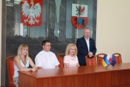 Spotkanie z młodzieżą z Ukrainy w sali konferencyjnej Starostwa (galeria: 2)
