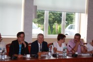 Czlonkowie Rady Powiatu. Od lewej: Artur Lis, Marek Matusik, Mariola Chmielewska, Paweł Gelbrecht. (galeria: 5)