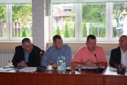 Członkowie Rady Powiatu: Od lewej: Piotr Kania, Maciej Górski, Tomasz Kot, Marek Renik. (galeria: 3)