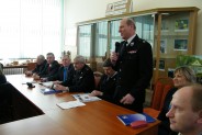 Wykład prezesa Zarządu Oddziału Powiatowego ZOSP- R. Gajewskiego (galeria: 7)