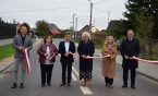 Uroczyste otwarcie przebudowanej drogi powiatowej Grębków-Podsusze