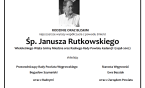 Kondolencje z powodu śmierci Śp. Janusza Rutkowskiego - Wieloletniego Wójta Gminy Miedzna oraz Radnego Rady Powiatu kadencji I (1998 - 2002)