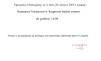 Zmiana godzin pracy Starostwa w dniu 20 czerwca