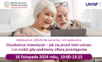 Urząd Komisji Nadzoru Finansowego zaprasza seniorów i ich opiekunów na webinarium