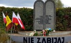 Uroczystości przy Lapidarium w 79 rocznicę zagłady Węgrowskich Żydów