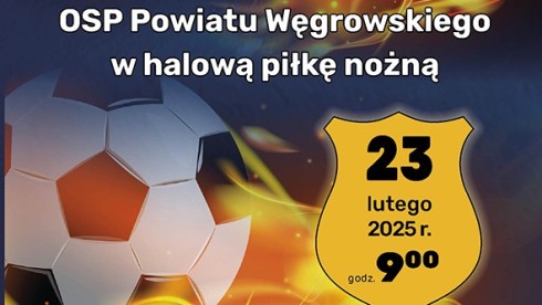 V Turniej Strażaków OSP Powiatu Węgrowskiego w halową piłkę nożną