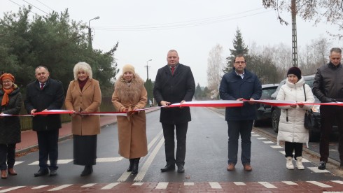 Uroczyste otwarcie drogi w Łosiewicach