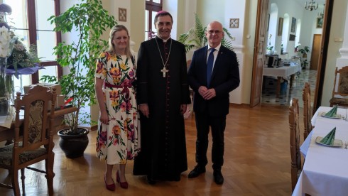 Wizyta u Biskupa Drohiczyńskiego Piotra Sawczuka