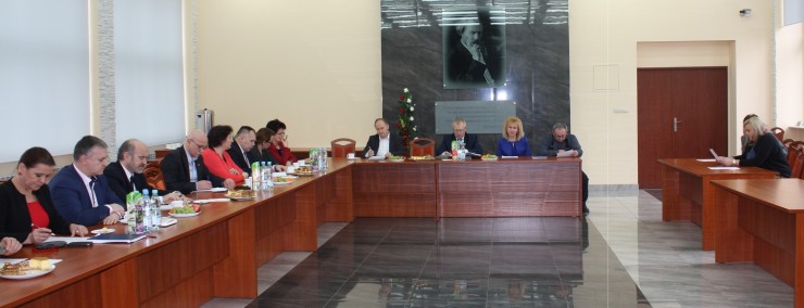 Zebranie z dyrektorami gimnazjów i szkół ponadgimnazjalnych z terenu powiatu węgrowskiego (galeria: 1)