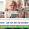 Webinarium CEDUR UKNF: „Bezpieczny senior - jak nie dać się oszukać w Internecie”.