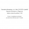 Zmiana godzin pracy Starostwa w dniu 15.04.2022